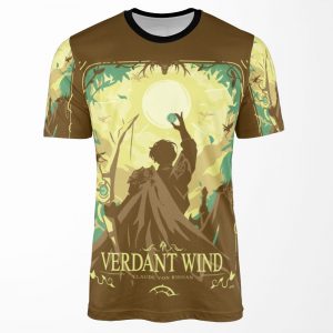 Verdant Wind All-over-print T-shirt