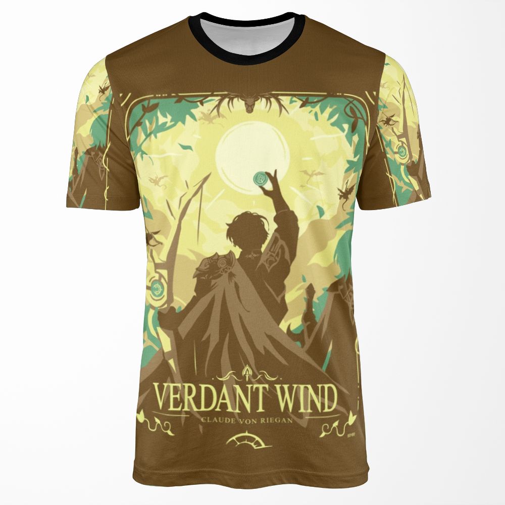 Verdant Wind All-over-print T-shirt
