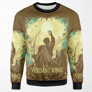 Verdant Wind All-over-print Unisex Sweatshirt