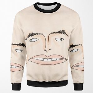 Verstappen The Face All-over-print Unisex Sweatshirt
