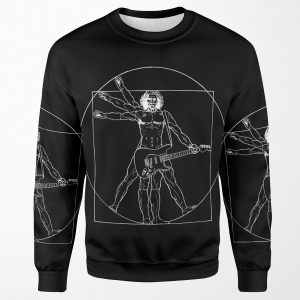 Vetruvian Rock Star All-over-print Unisex Sweatshirt