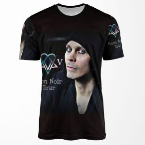 Ville Valo Neon Noir Tour All-over-print T-shirt