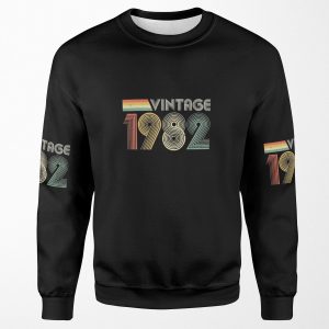 Vintage 1982 40Th Birthday Gift All-over-print Unisex Sweatshirt