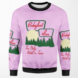 Vintage Babyfoot Inn Dory S Pink Hoodie All-over-print Unisex Sweatshirt