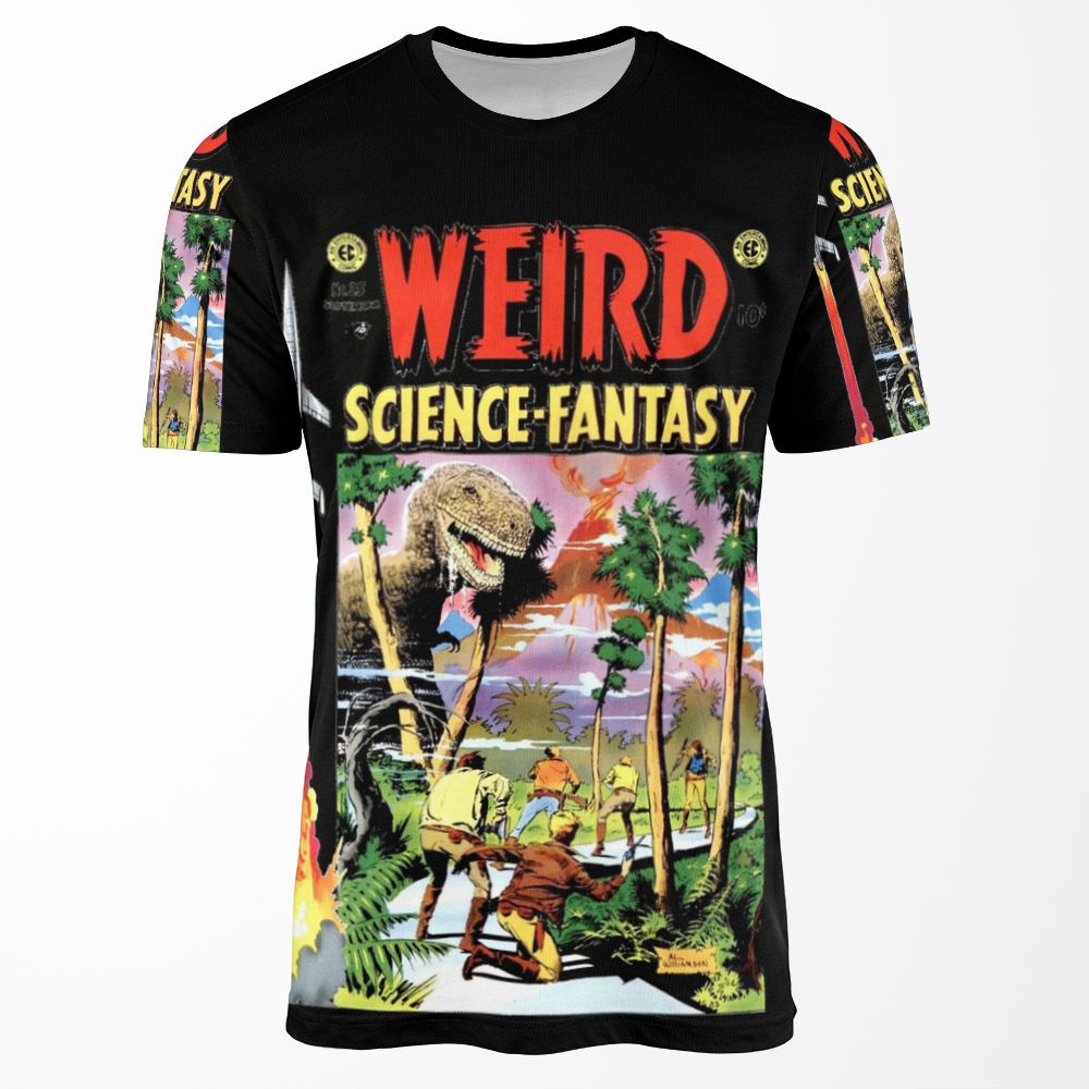 Vintage Classic Weird Science Fantasy No 25 Retro All-over-print T-shirt