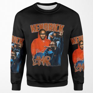 Vintage Kendricks Art Lamars Rapper Legend 80S 90S All-over-print Unisex Sweatshirt