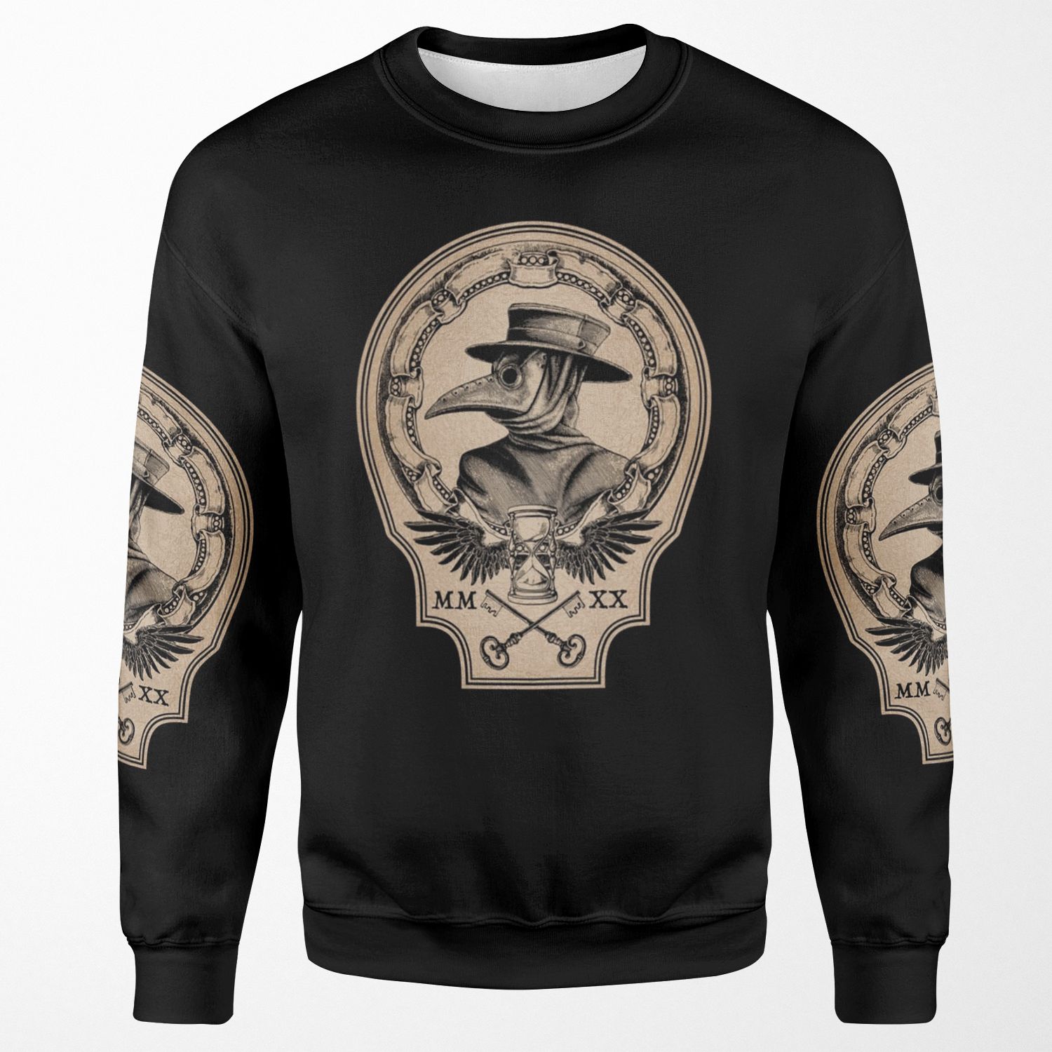Vintage Plague Doctor All-over-print Unisex Sweatshirt