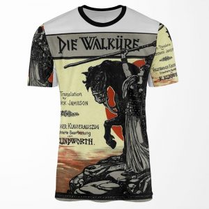 Vintage Poster Wagner S Opera Die Walk%C3%Bcre 1899 All-over-print T-shirt