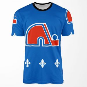 Vintage Quebec Hockey Retro Nordiques All-over-print T-shirt