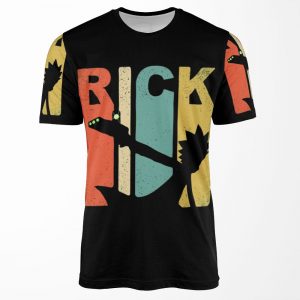 Vintage Rick Sanchez 90S And 80S Style All-over-print T-shirt