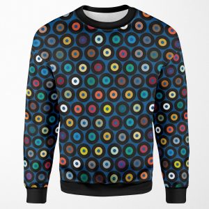Vinyl Blue All-over-print Unisex Sweatshirt