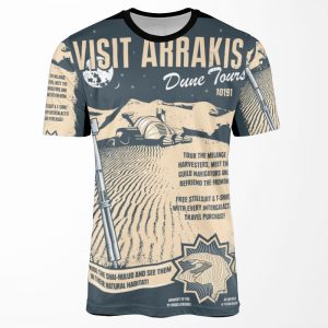 Visit Arrakis All-over-print T-shirt