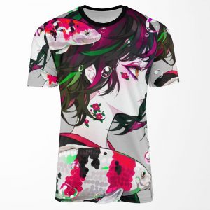 Vivid Koi All-over-print T-shirt