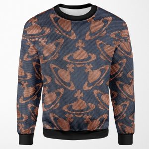 Vivienne Westwood Orange All-over-print Unisex Sweatshirt