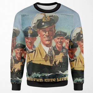 Volunteer For The Navy Vintage German Kriegsmarine All-over-print Unisex Sweatshirt