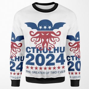 Vote Cthulhu 2024 All-over-print Unisex Sweatshirt
