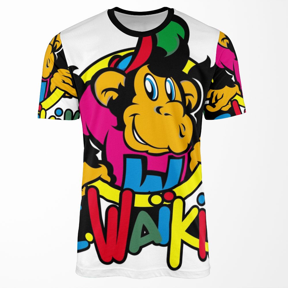 Waikiki Monkey 80 S All-over-print T-shirt