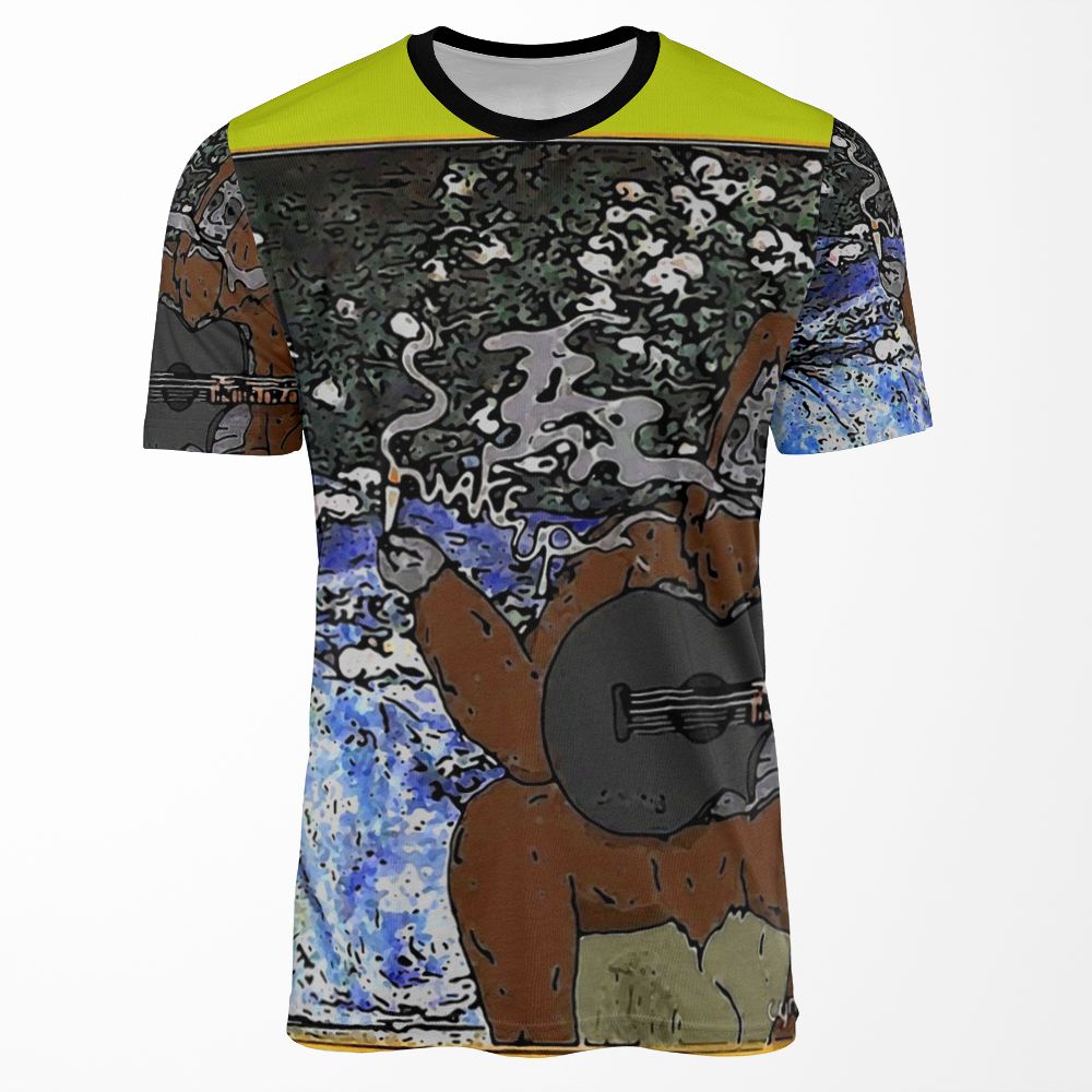 Wake Up You Massive Druggo All-over-print T-shirt