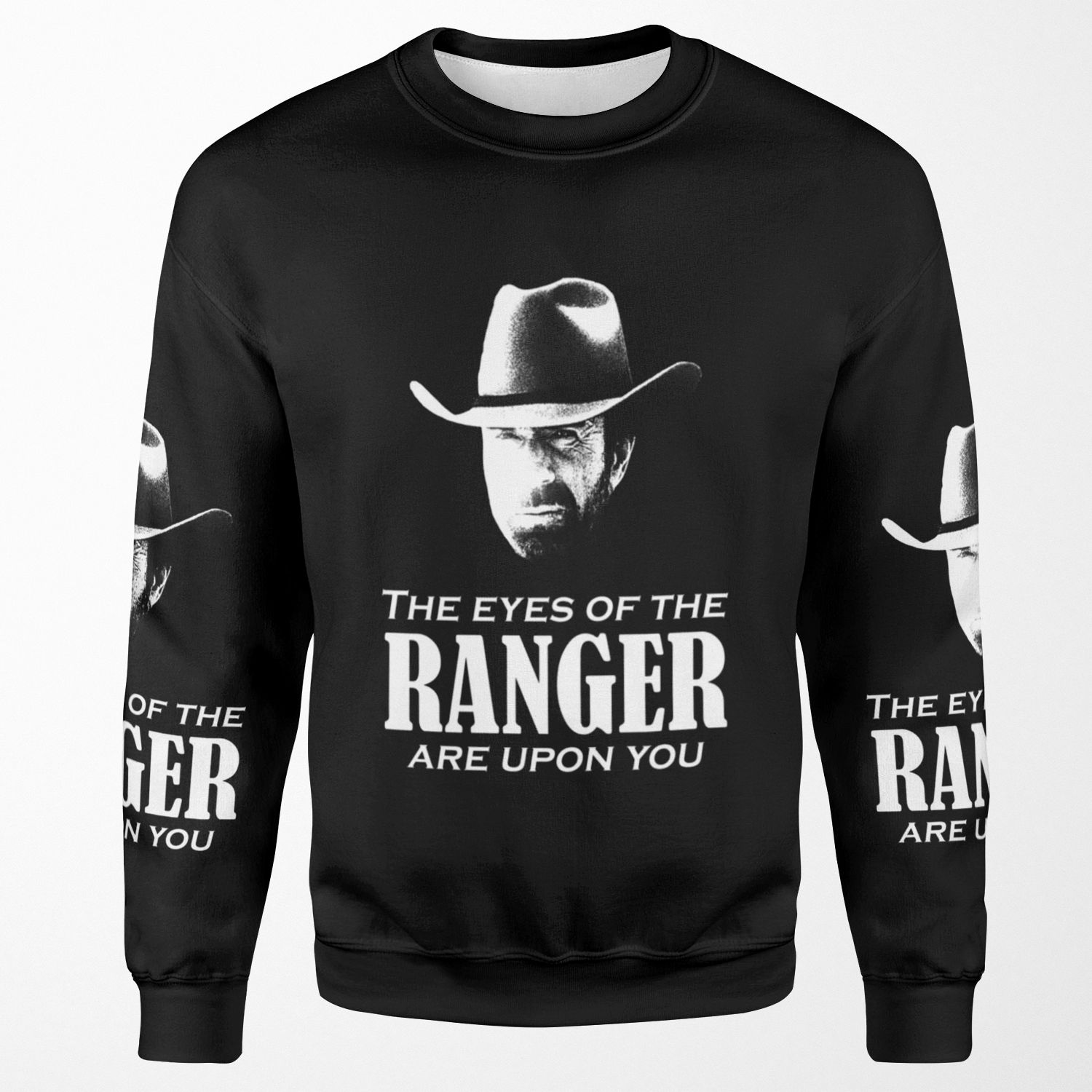 Walker Texas Ranger Merchandise Chuck Norris All-over-print Unisex Sweatshirt