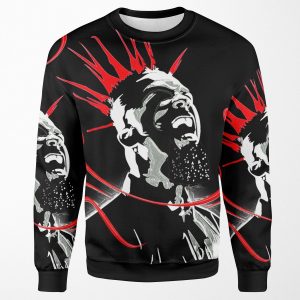 Wallpaper Tech N9Ne Musical Genres Hip Pop Wilatikta All-over-print Unisex Sweatshirt