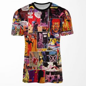 Watchmen Panel Collage All-over-print T-shirt