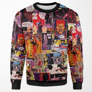 Watchmen Panel Collage All-over-print Unisex Sweatshirt