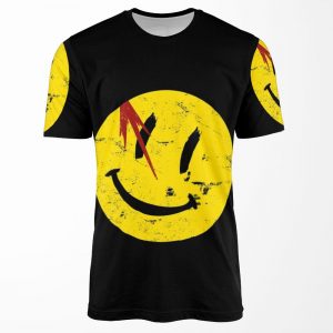 Watchmen Symbol Smile Vintage All-over-print T-shirt