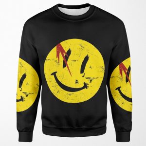 Watchmen Symbol Smile Vintage All-over-print Unisex Sweatshirt