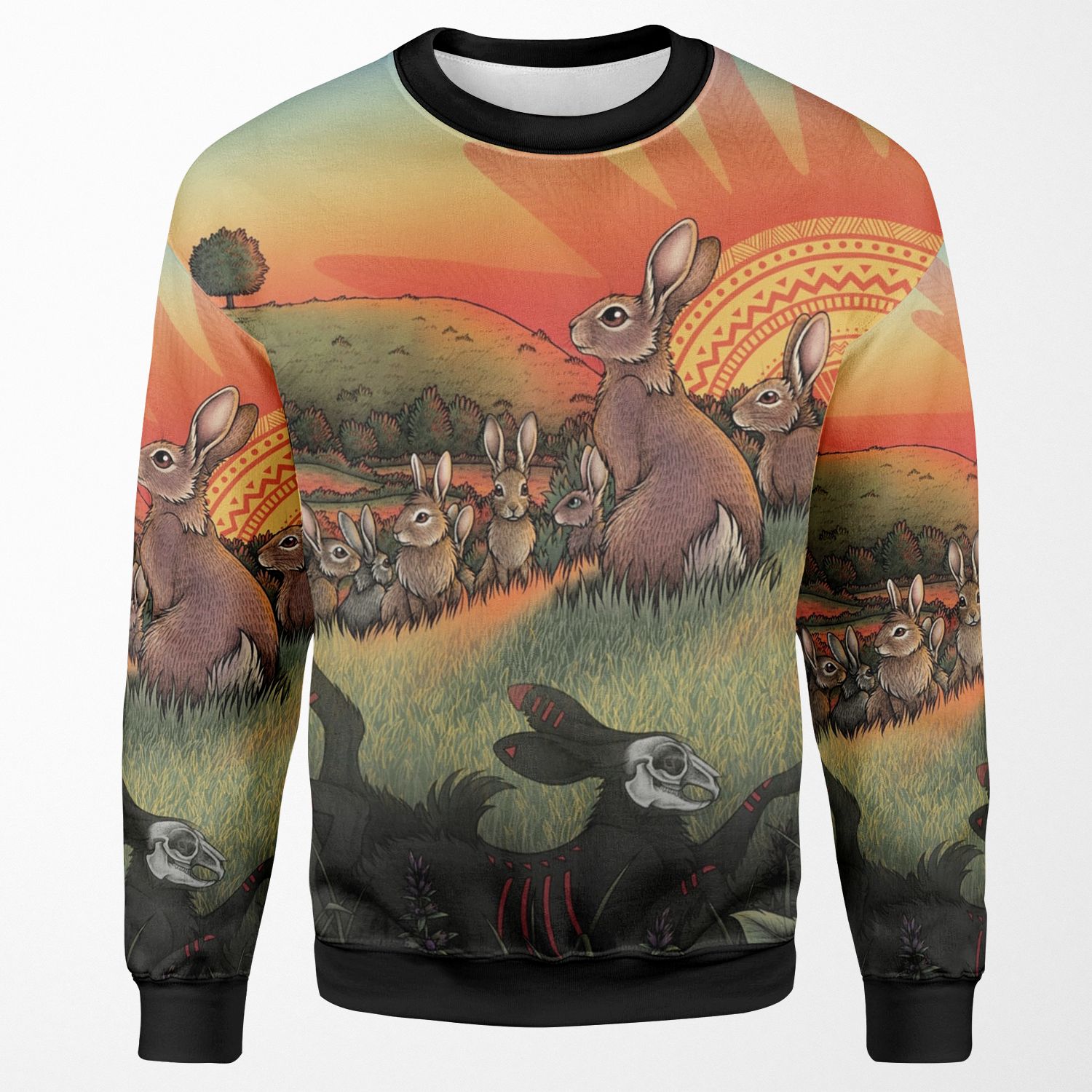 Watership Down All-over-print Unisex Sweatshirt
