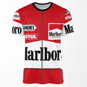 Wayne Rainey Leathers All-over-print T-shirt