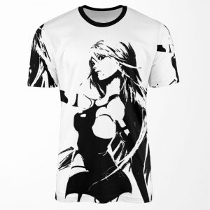 Weathered A2 Nier Automata Close Up All-over-print T-shirt