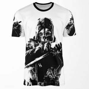 Weathered Corvo Dishonored All-over-print T-shirt