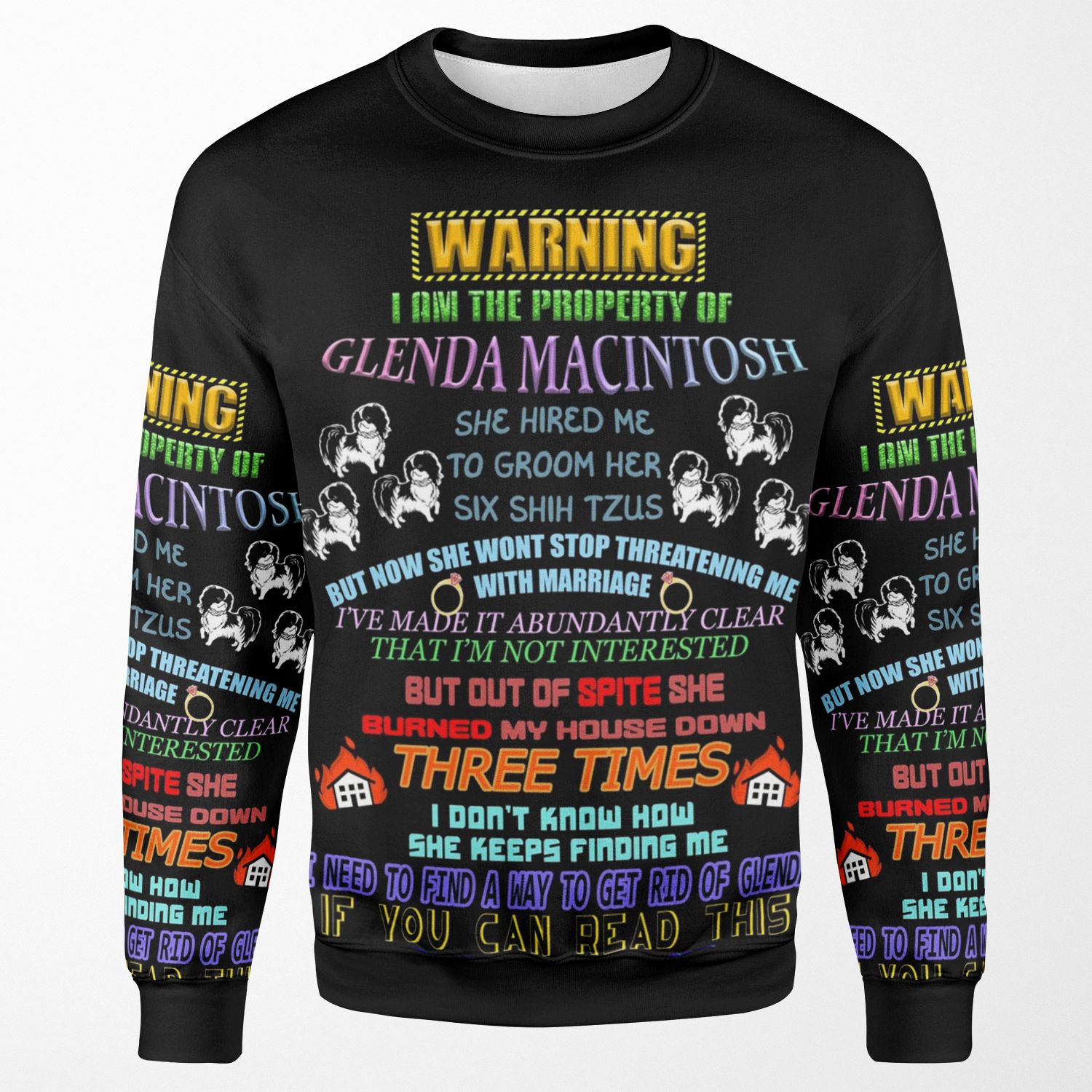 Weirdly Specific Glenda All-over-print Unisex Sweatshirt