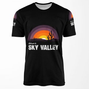 Welcome To Sky Valley All-over-print T-shirt