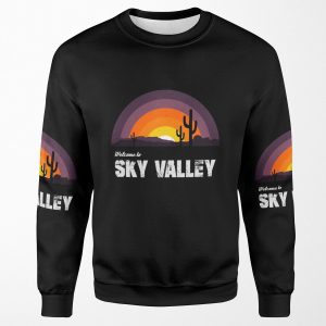 Welcome To Sky Valley All-over-print Unisex Sweatshirt