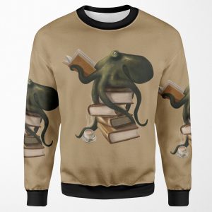 Well Read Octopus All-over-print Unisex Sweatshirt