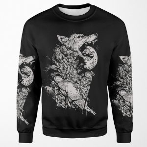 Werewolf Therewolf All-over-print Unisex Sweatshirt