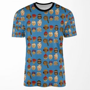Wes Anderson S Hats All-over-print T-shirt