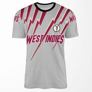 West Indies World Series Cricket Mid 90S Style Retro Replica Kit All-over-print T-shirt