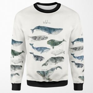 Whales All-over-print Unisex Sweatshirt
