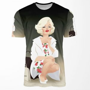 White Coat All-over-print T-shirt