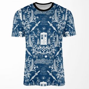 Who Damask All-over-print T-shirt
