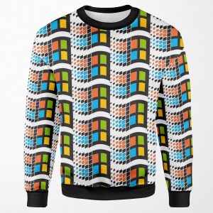 Windows 95 Logo All-over-print Unisex Sweatshirt