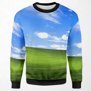 Windows Xp Wallpaper All-over-print Unisex Sweatshirt