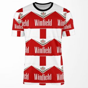 Winfield Red All-over-print T-shirt