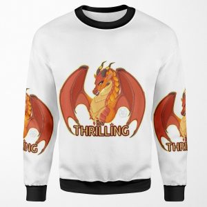 Wings Of Fire Queen Scarlet How Thrilling All-over-print Unisex Sweatshirt