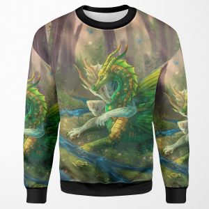 Wings Of Fire Sundew And Willow All-over-print Unisex Sweatshirt