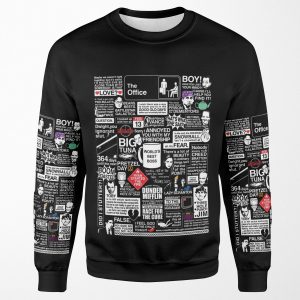 Wise Words From The Office The Office Quotes All-over-print Unisex Sweatshirt