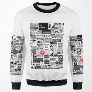 Wise Words From The Office The Office Quotes Variant All-over-print Unisex Sweatshirt