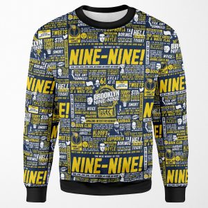 Wise Words Of The Nine Nine All-over-print Unisex Sweatshirt